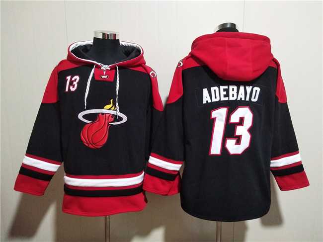 Men's Miami Heat #13 Bam Adebayo Black Ageless Must-Have Lace-Up Pullover Hoodie,We sell and wholesale Men's Miami Heat #13 Bam Adebayo Black Ageless Must-Have Lace-Up Pullover Hoodie on line form chian!